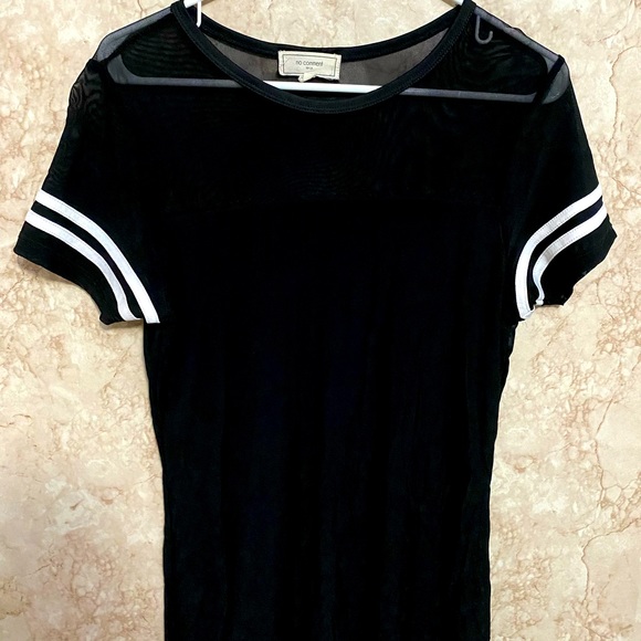 No Comment NY•LA Mesh Jersey Dress - Picture 1 of 3